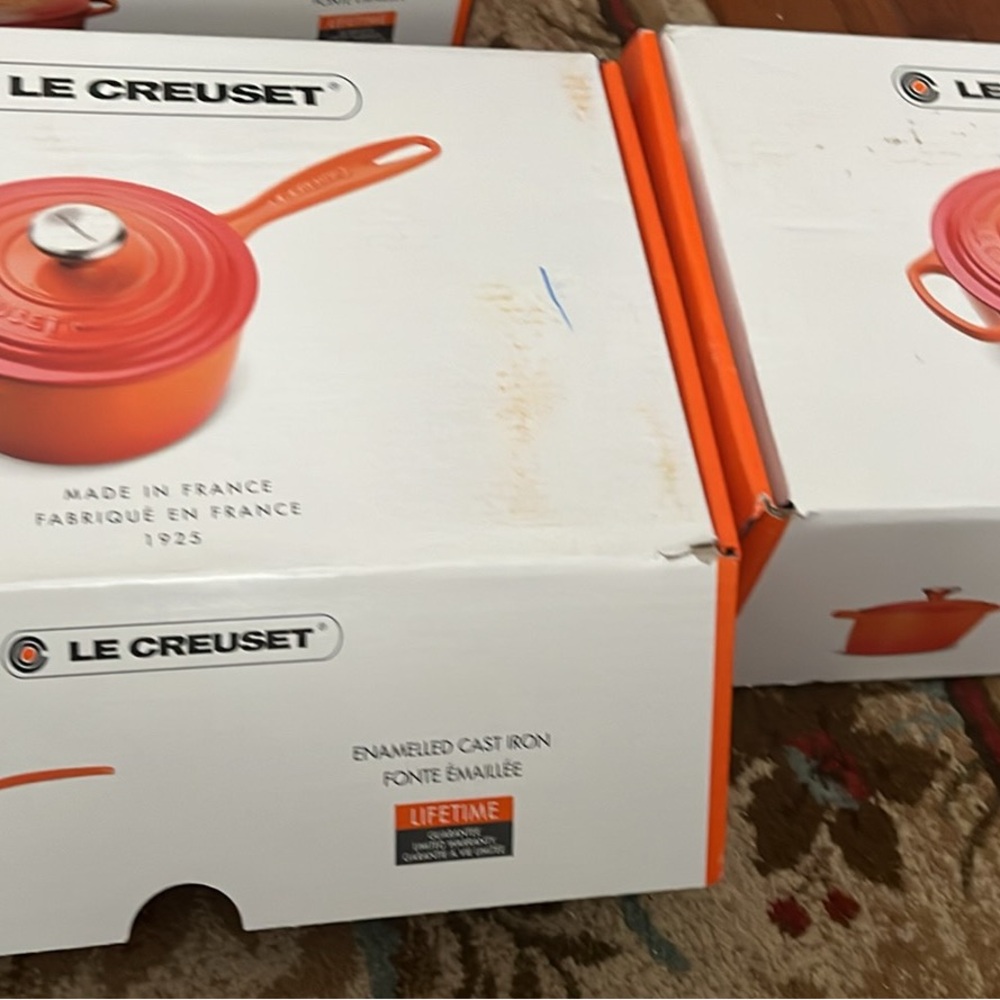 Le creuset sauce pans